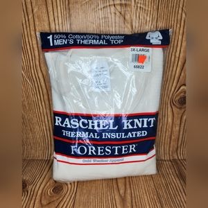 Men's Forester Raschel Knit Thermal Insulated Long Sleeve Top Size 3XL NWT‎